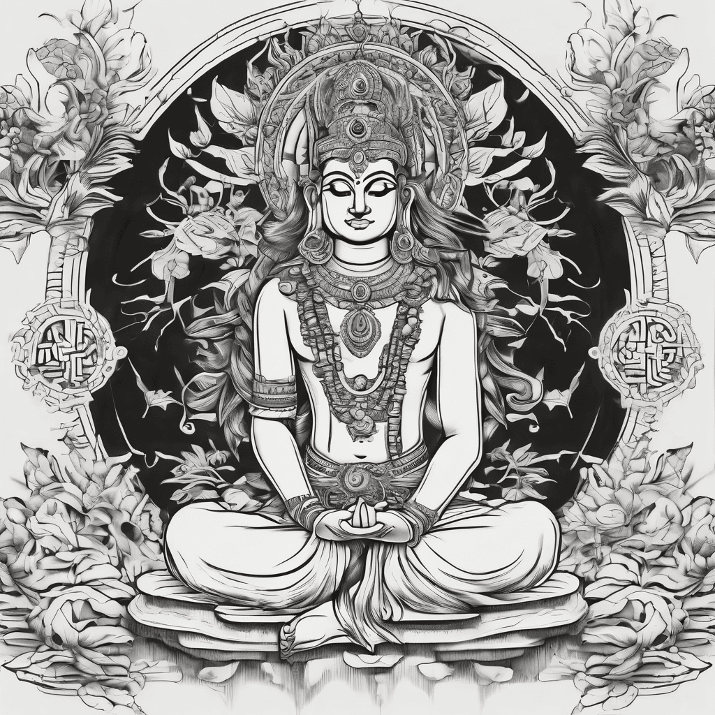 Hindu mythology and nature related to never give up