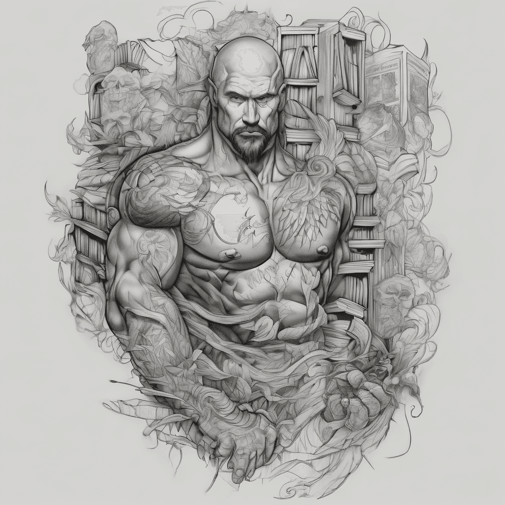 Create a full arm tattoo that would wrap around my arm from my wrist to my shoulder, depicting themes from Harry Potter, with an emphasis on Harry Potter and his different stages through the books and movies.