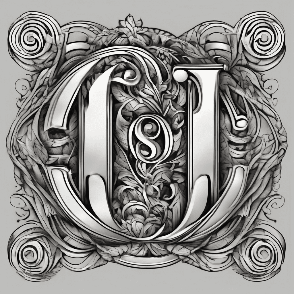 Stacked T and S monogram