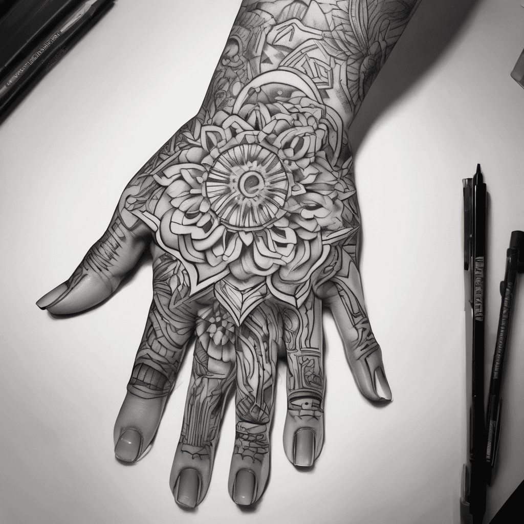 Hand tattoo for my daughter