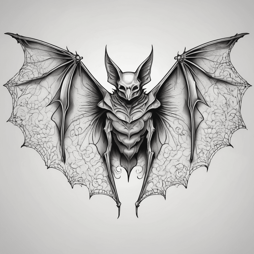 Bat sleeve with wings that look like lace