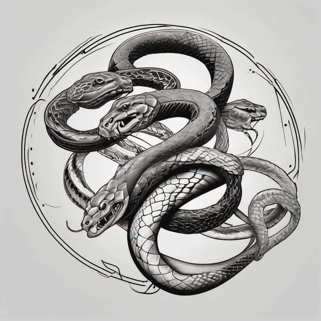 3 snakes with name of alisan