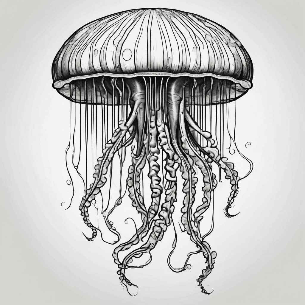 Jellyfish deign for rib area