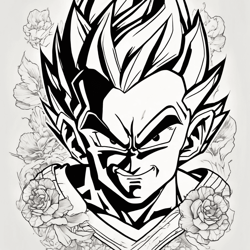 Vegeta, cartoon character from DragonBallZ anime