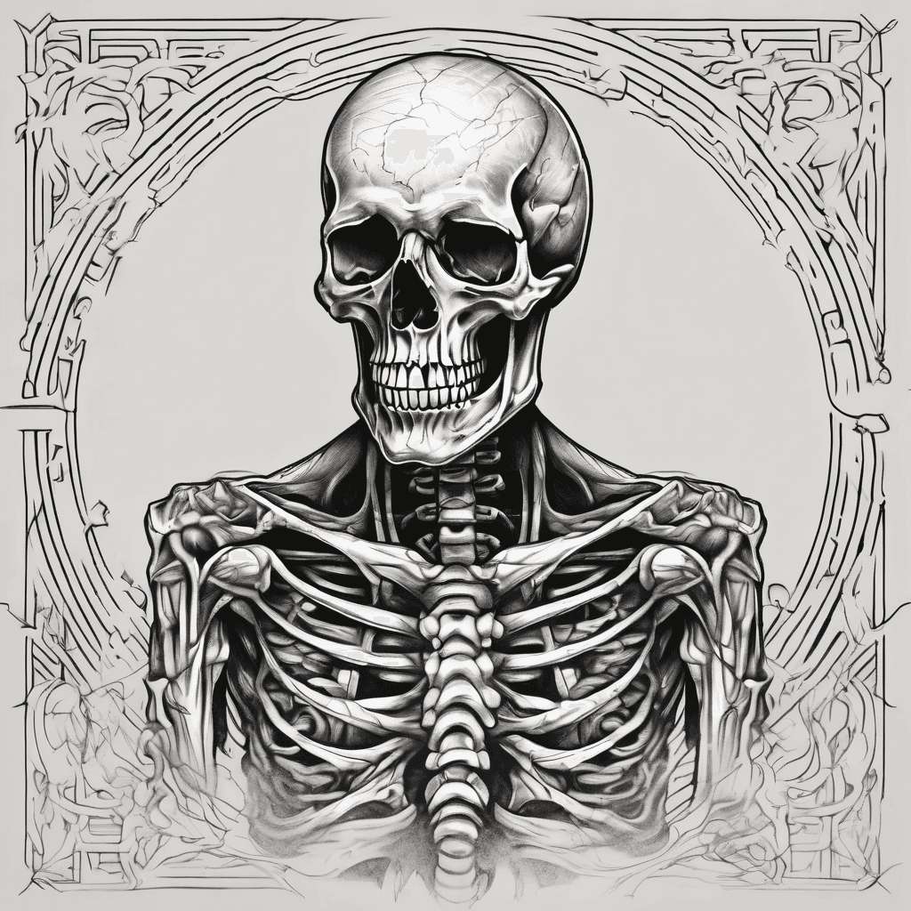 cypher sigilism Skeleton in despair