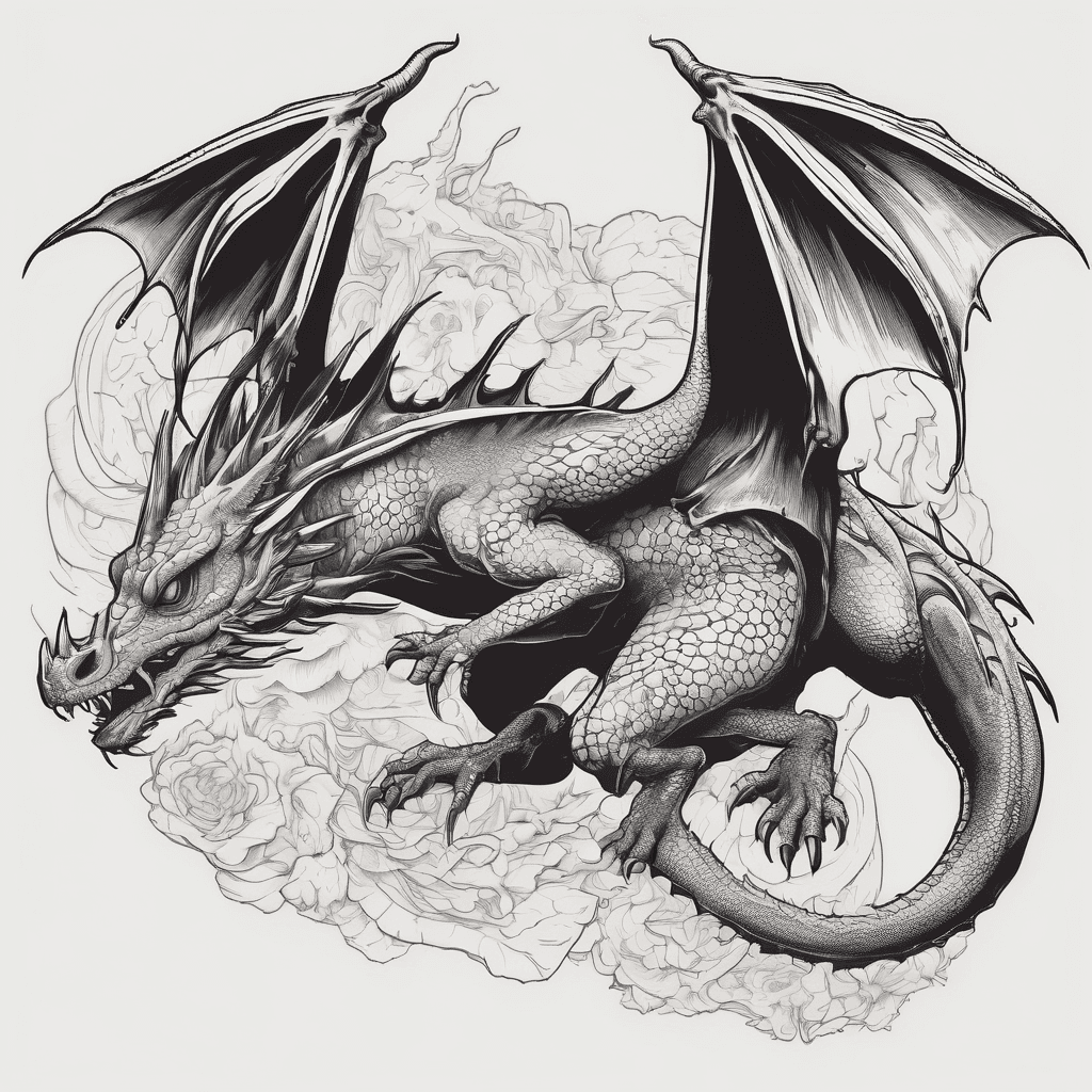 Dragon and axolotl