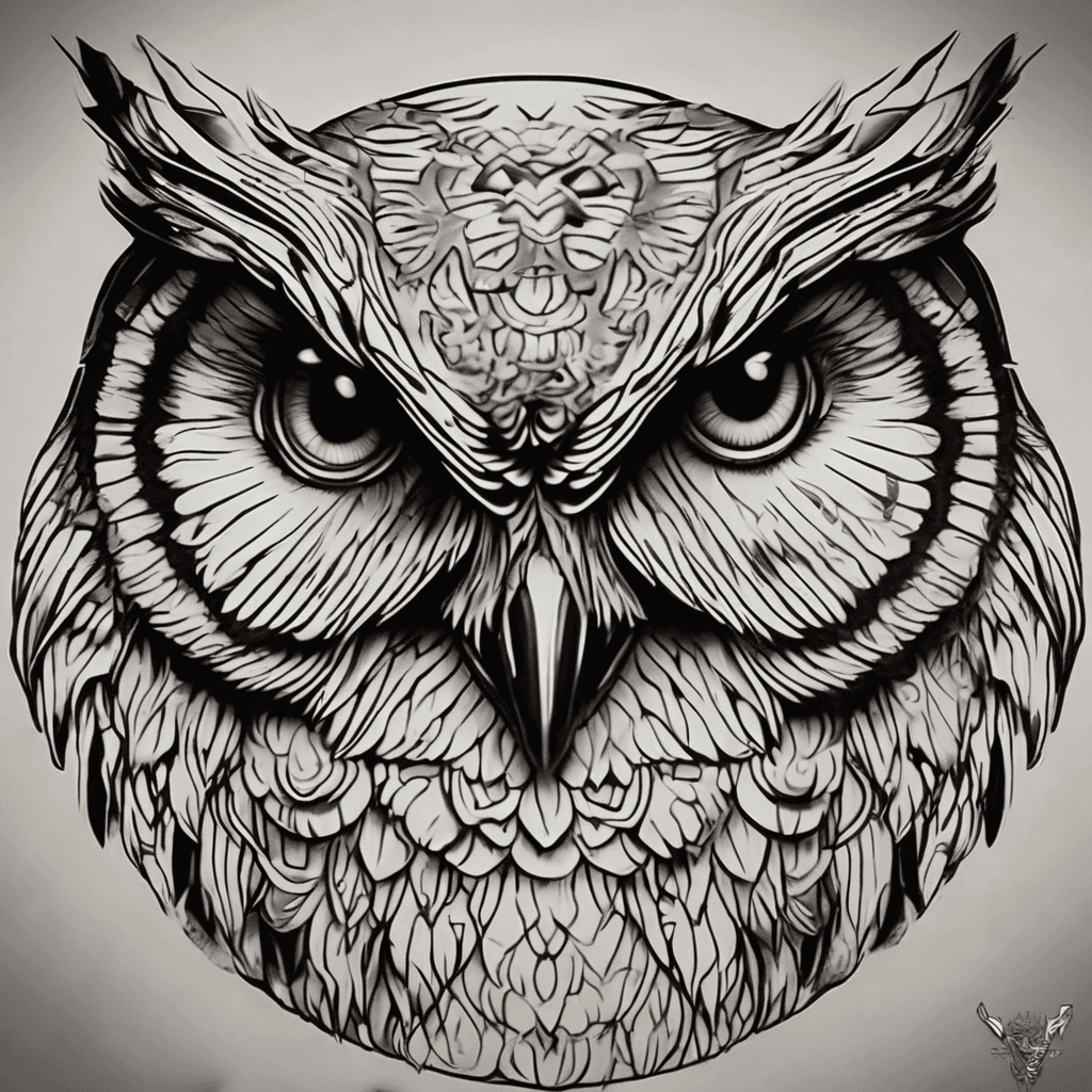 Create me a black and white owl head with gold and brown eyes with my son Miahs name and birthdate 12 26 17