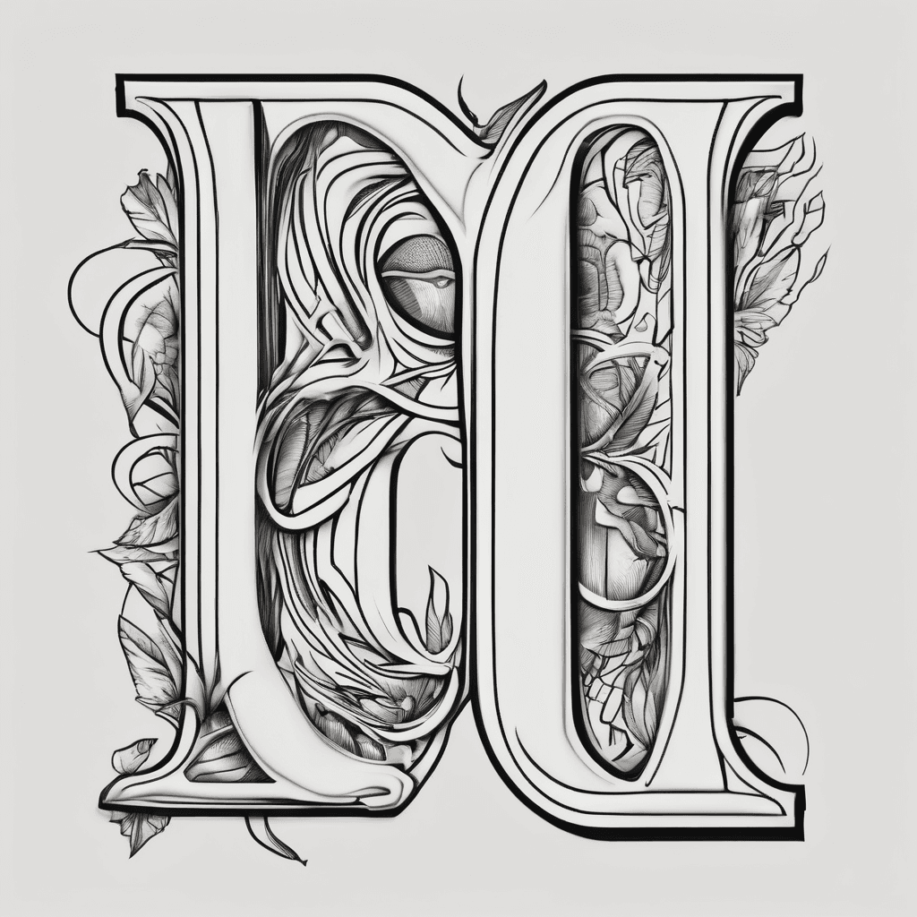 Minimalist letters, all capital uniform in size overlay each other "ARI"