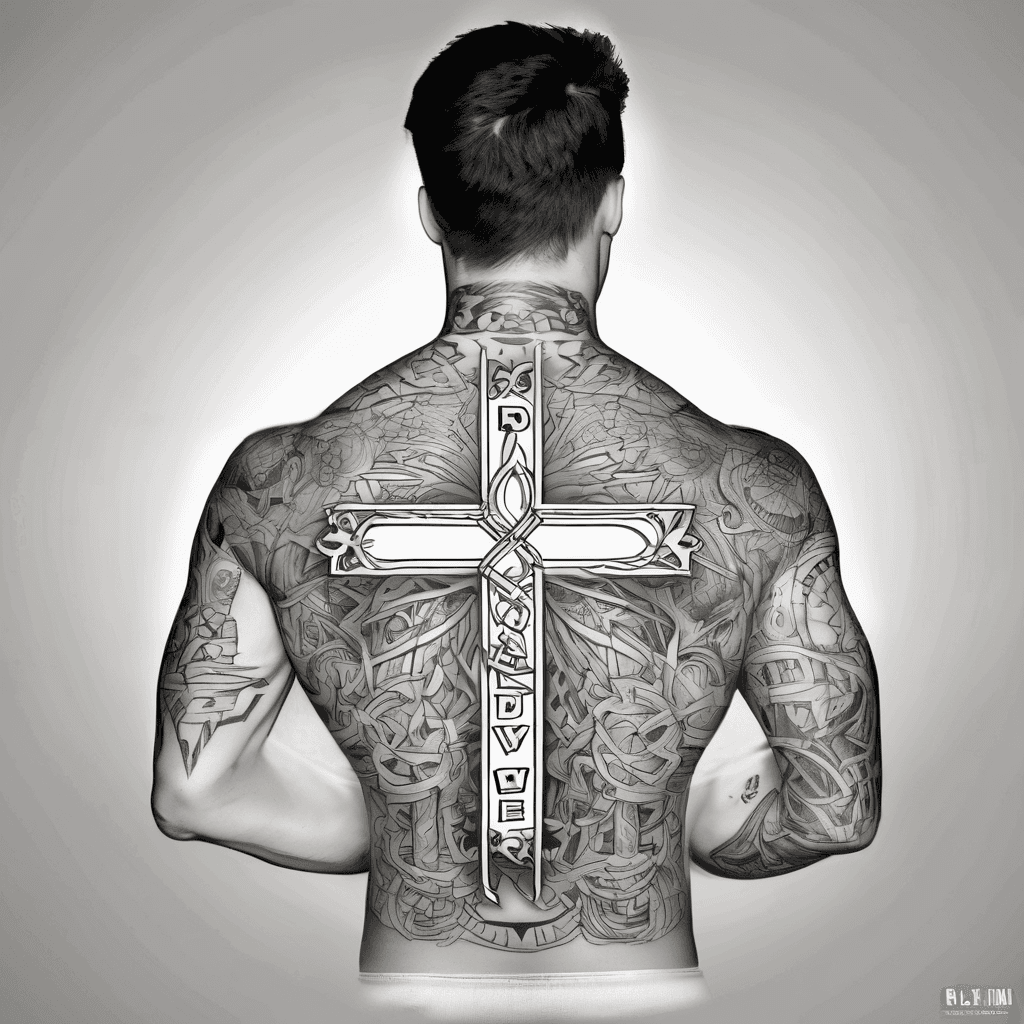 Tattoo made for wrist featuring the name Dave with a cross