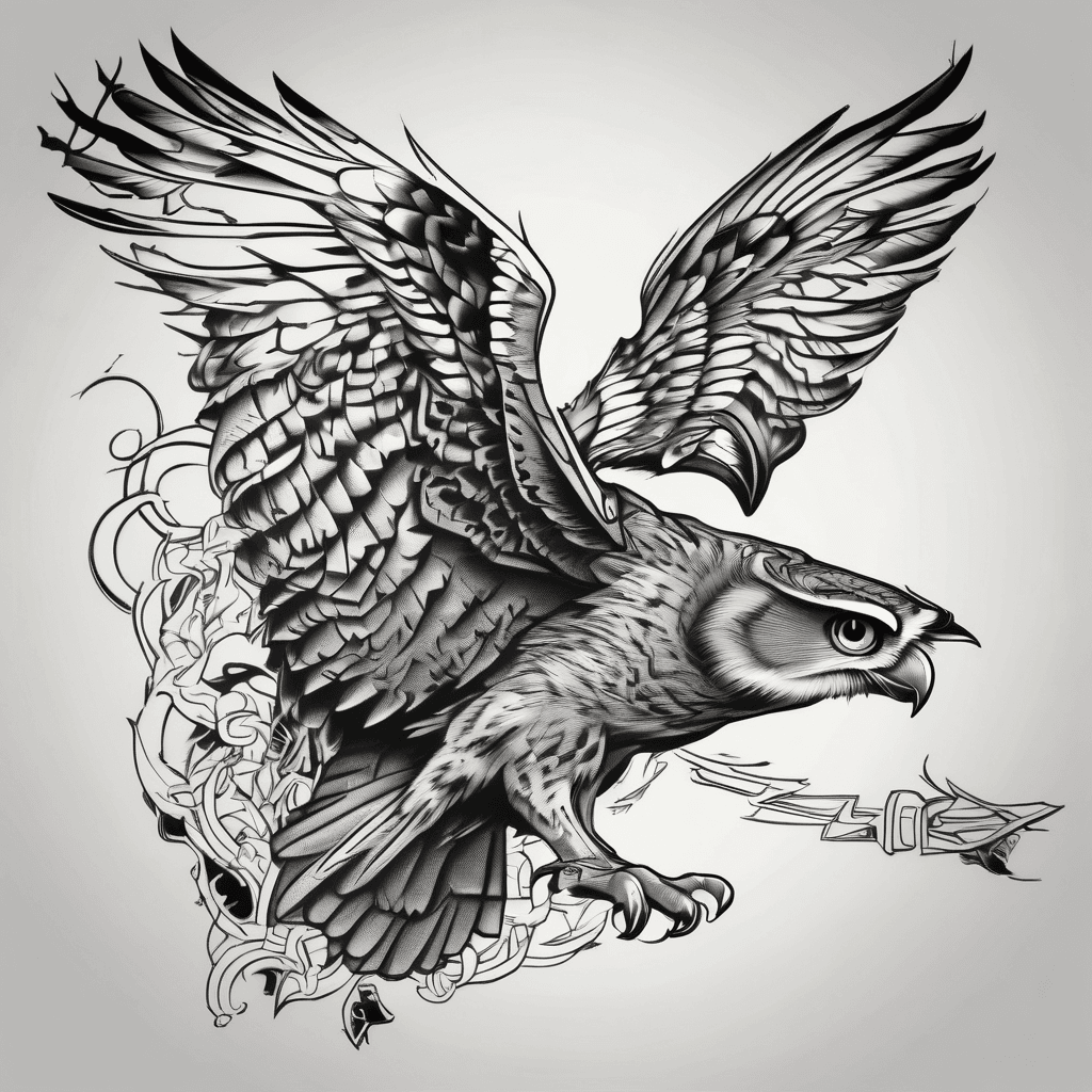 Owl and crows fighting and as they work their way up my back fightinf