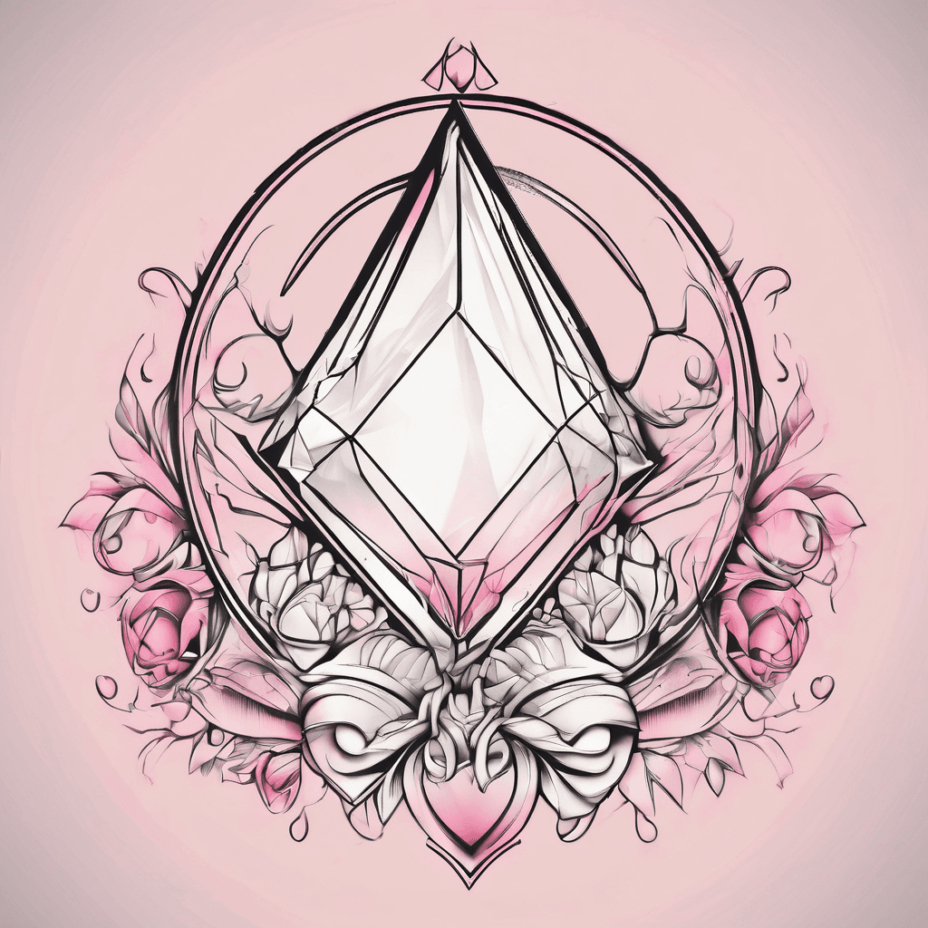 The name Crystal in elegant cursive with pink hearts