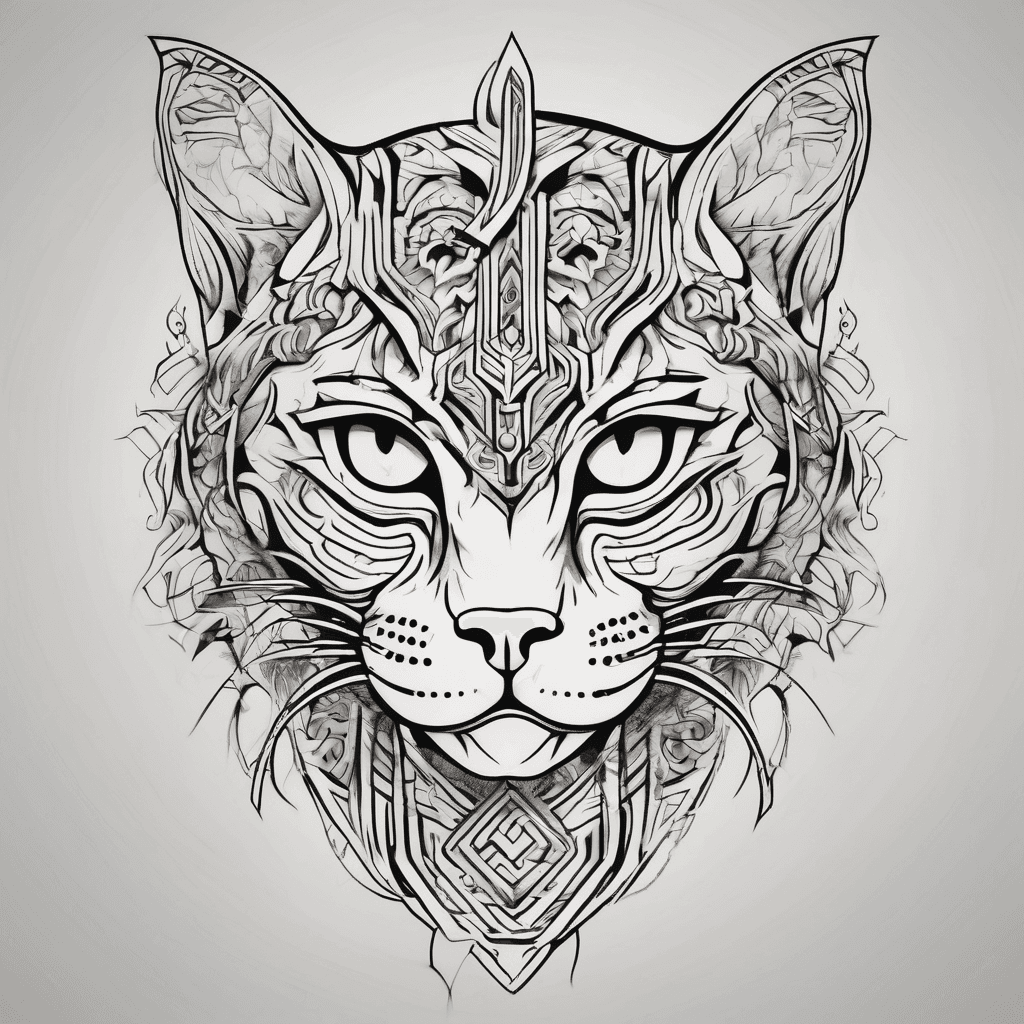 Epic tribal cat shoulder dimensions