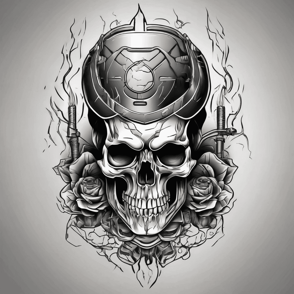 Welding, Skull , Torch, Sparks