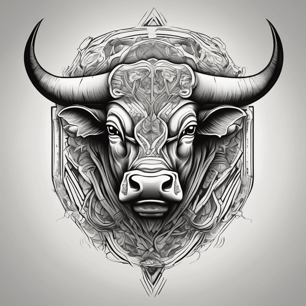 Tarus bull and band around in forearm