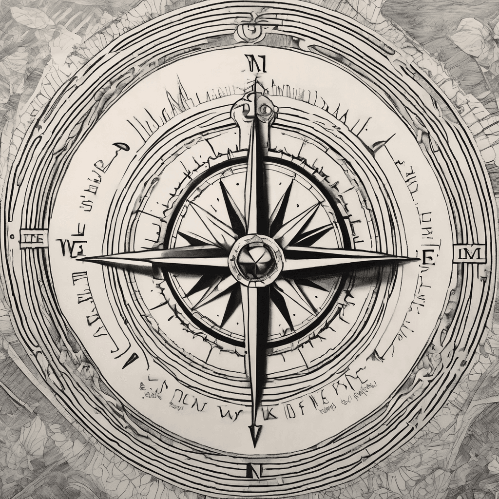 compass casting a distinct beam of light, with the names subtly worked into the base, the metalwork, or the ray lines With the name ARLEN LUKE