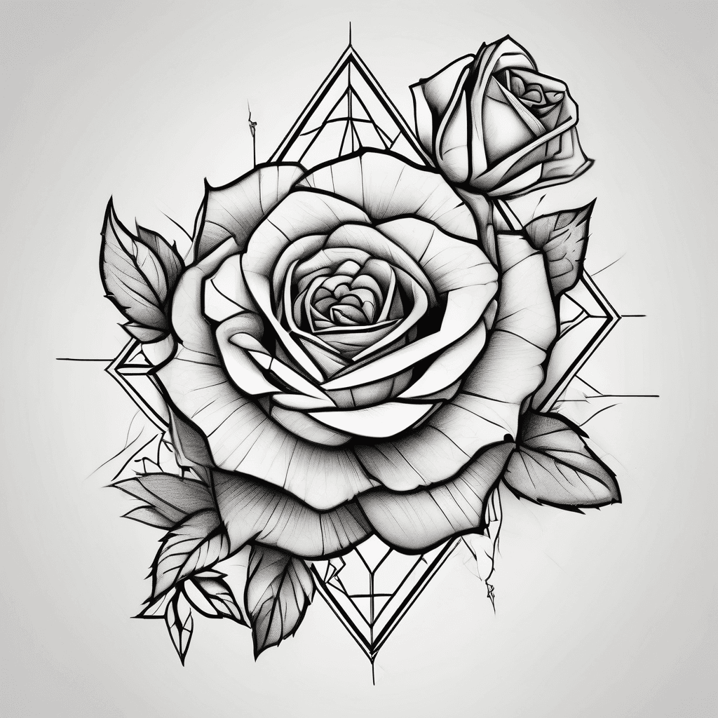 Roses diamonds Mandelas on forearm Chicano line work