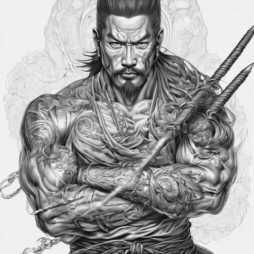 Toji form jujutsu kaisens inverted spear of heaven with a chain wrapping around the arm