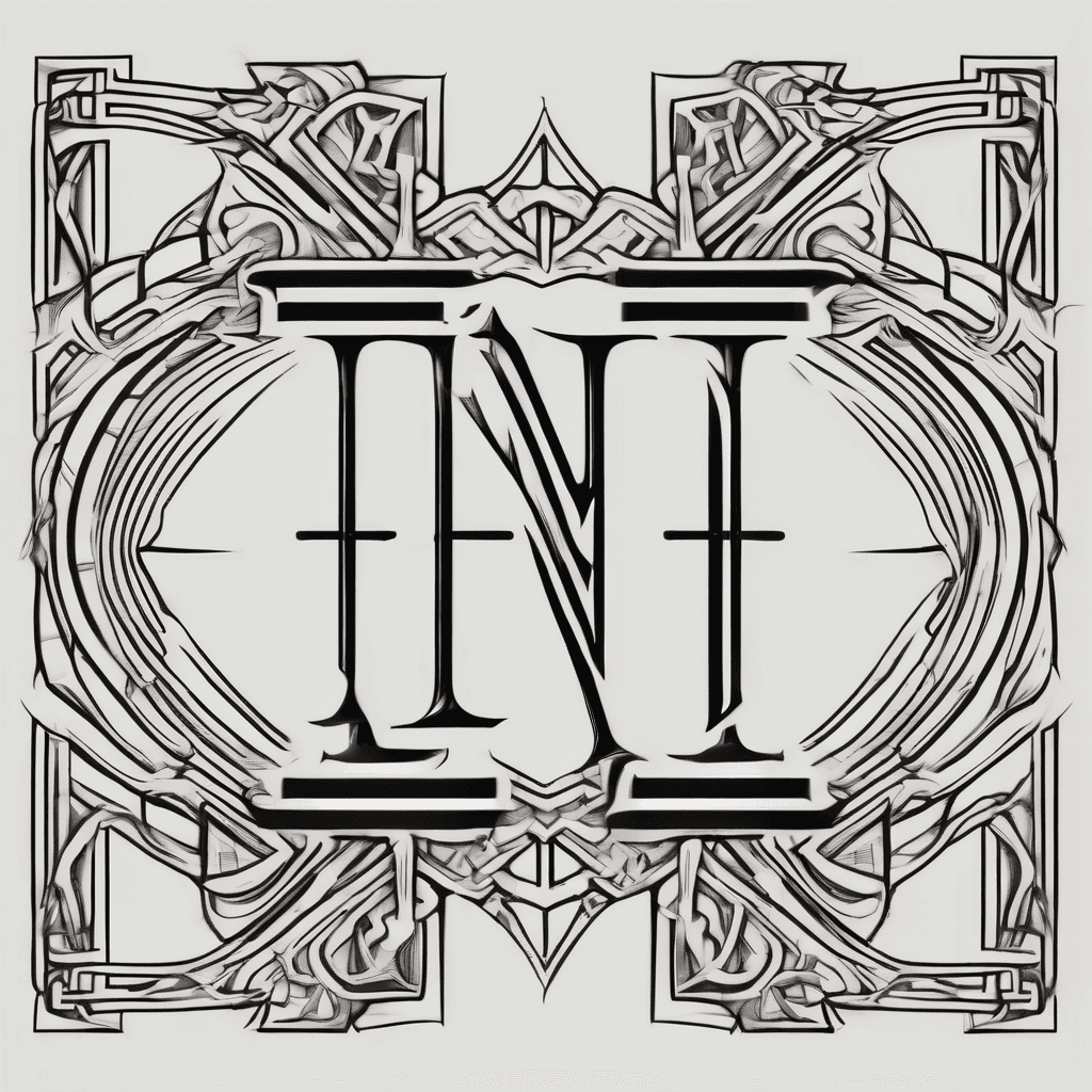 Interlocking name monogram