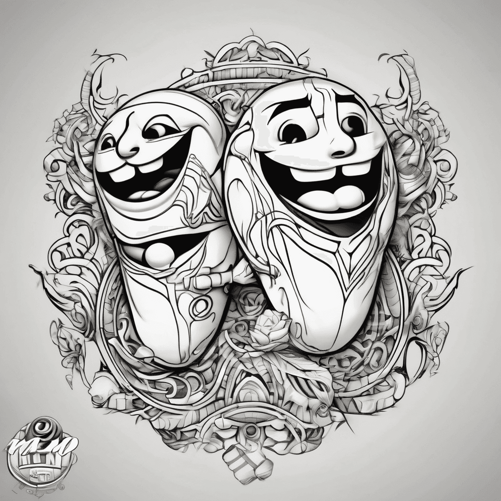 M&M couples tattoo