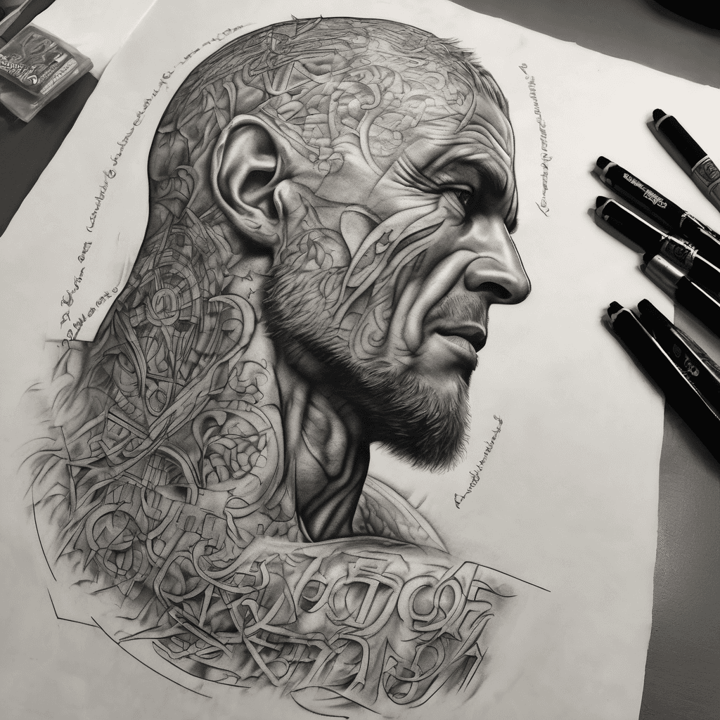 I can a full back piece of some biblical passages turned into images. Psalms 91, Isaiah 54:17, 2 Thessalonians 3:3, Deuteronomy 31:6, Psalm 121:7-8, Joel 3:9-10
