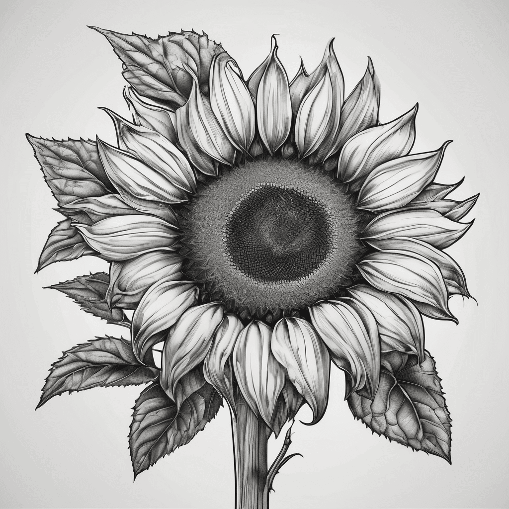 Middle finger sunflower