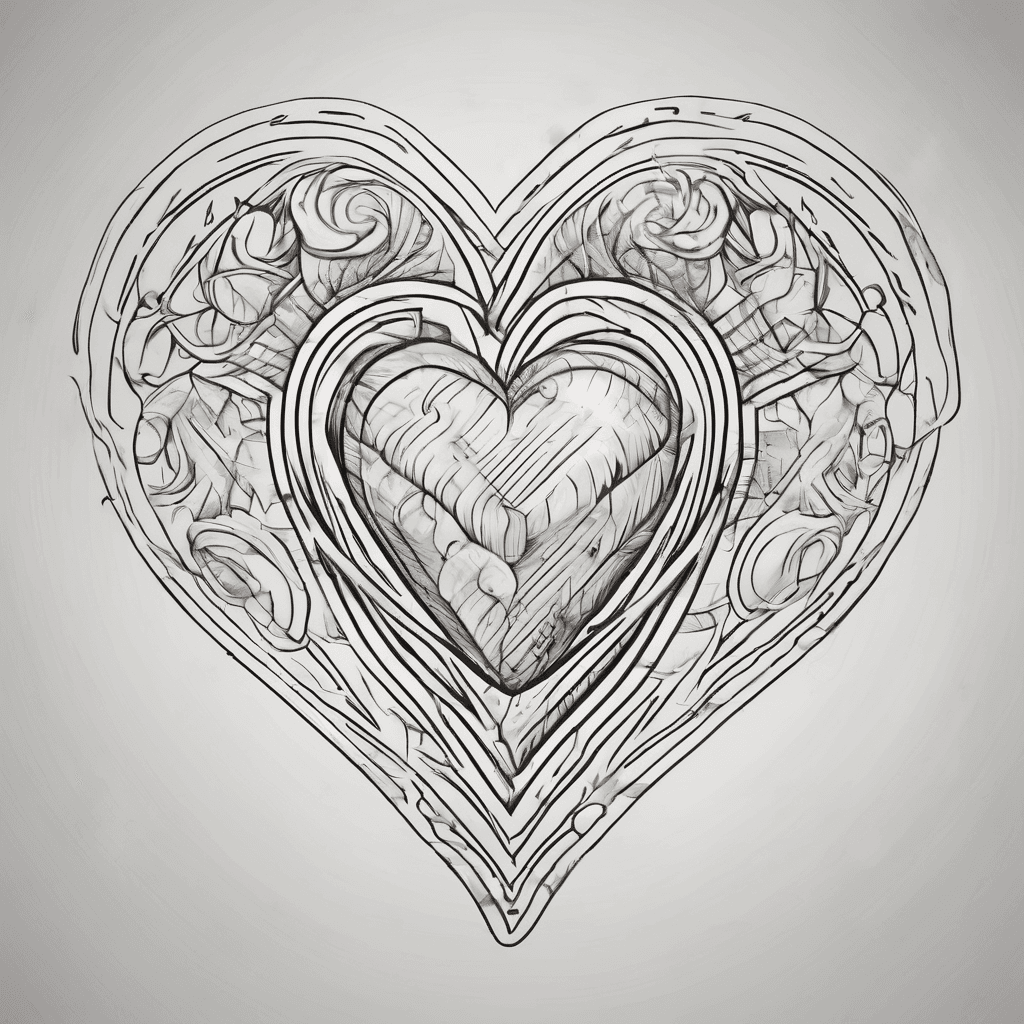 The name Loc with a cute heart