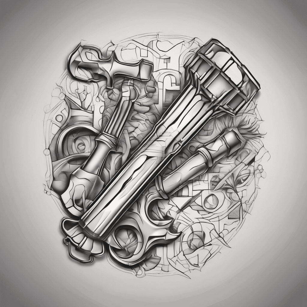 Hand tools round a puzzle piece
