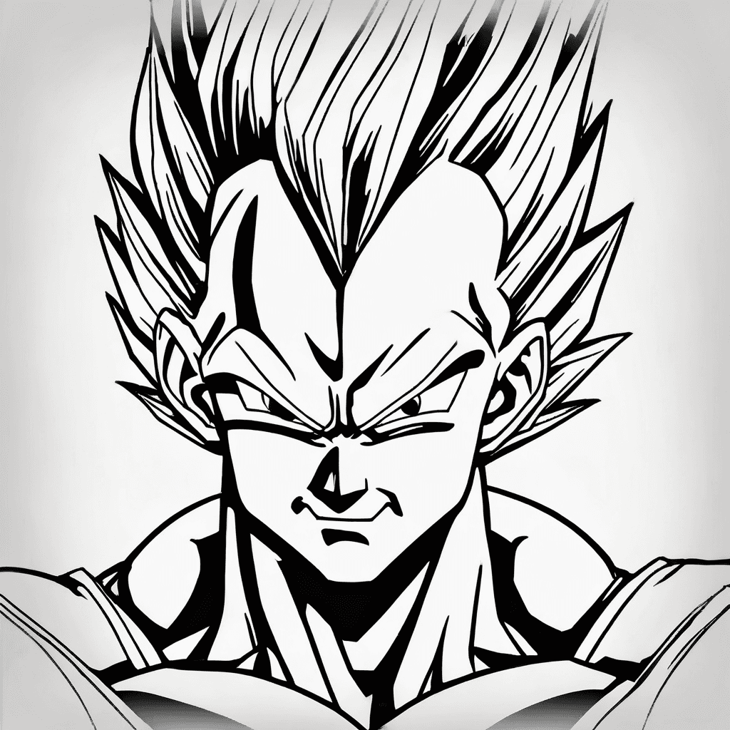 Majin Vegeta aus Dragon Ball als Super Saiyajin