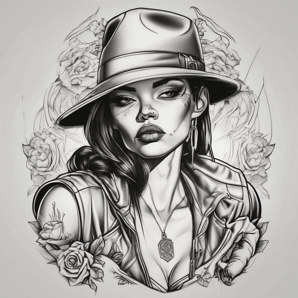 A gangster girl hustle tattoos also mum of 8 with deceased dad and sister over watching us empowering
