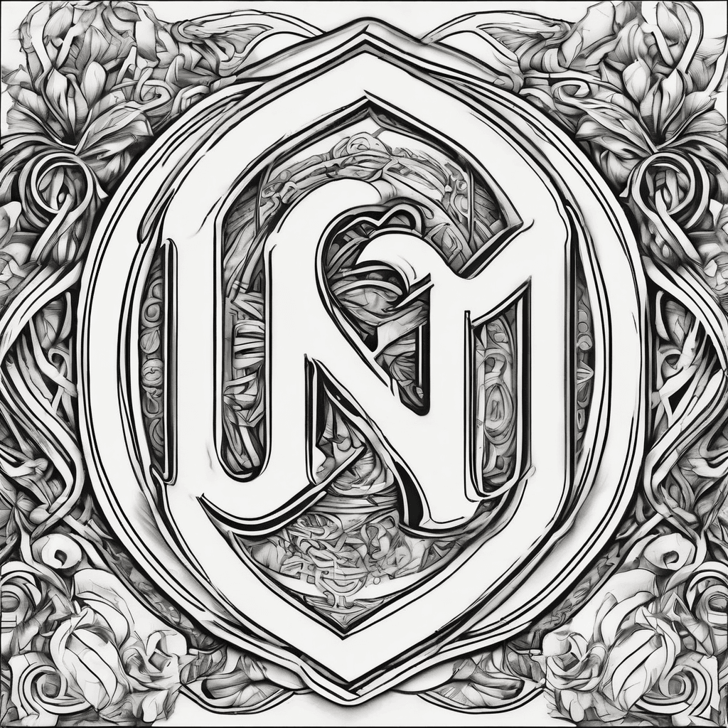 C M J N use letters to make a monogram or intertwine