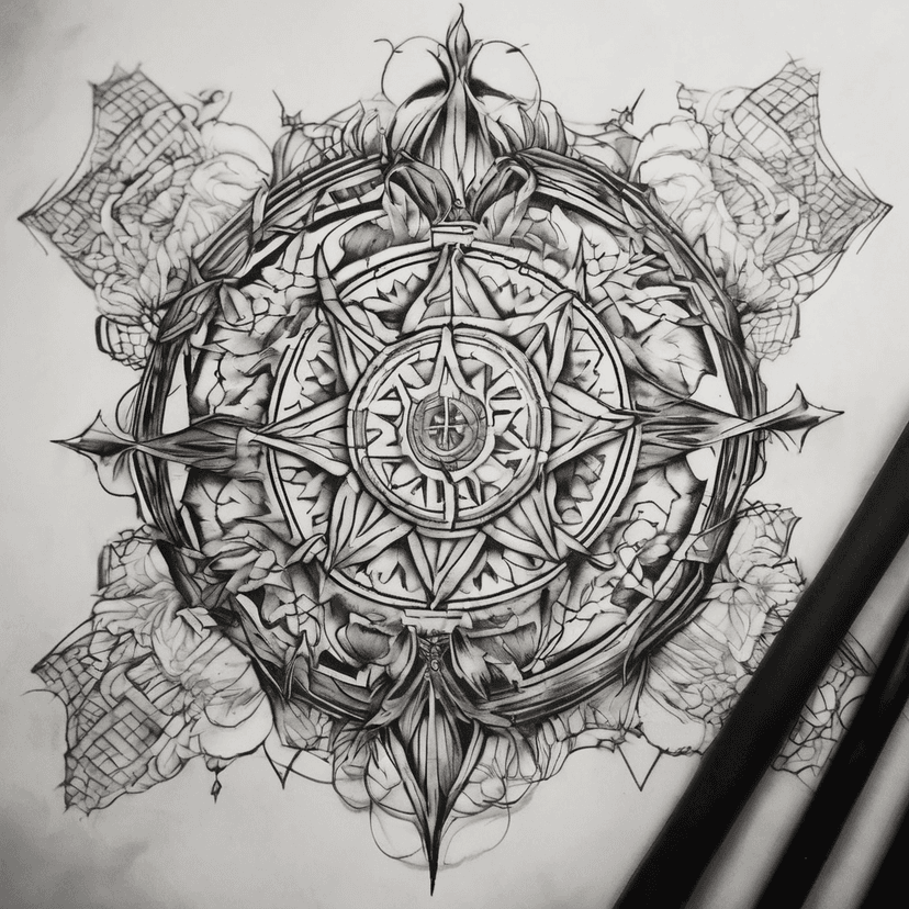 Idée de tatouage symmetrical