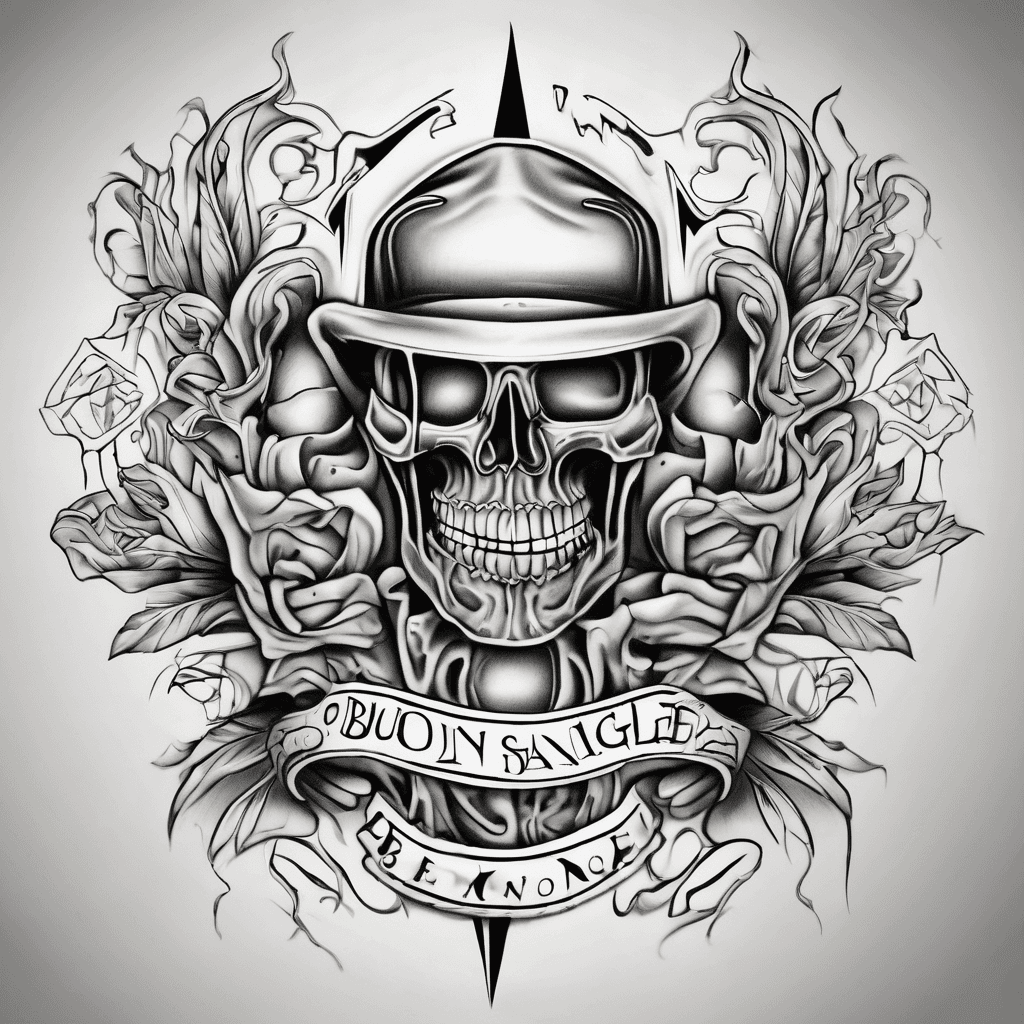 "Buon sangue non mente "
Als West Coast chicano Schriftzug für die Hand
Ghettostyle