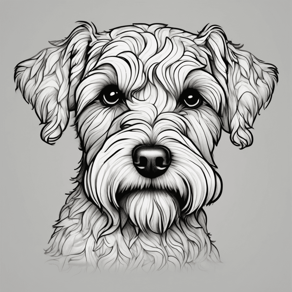 A Schnoodle dog