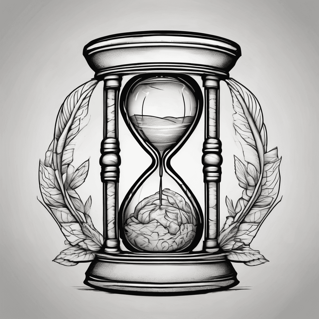 Living for the moment, hourglass, self determination