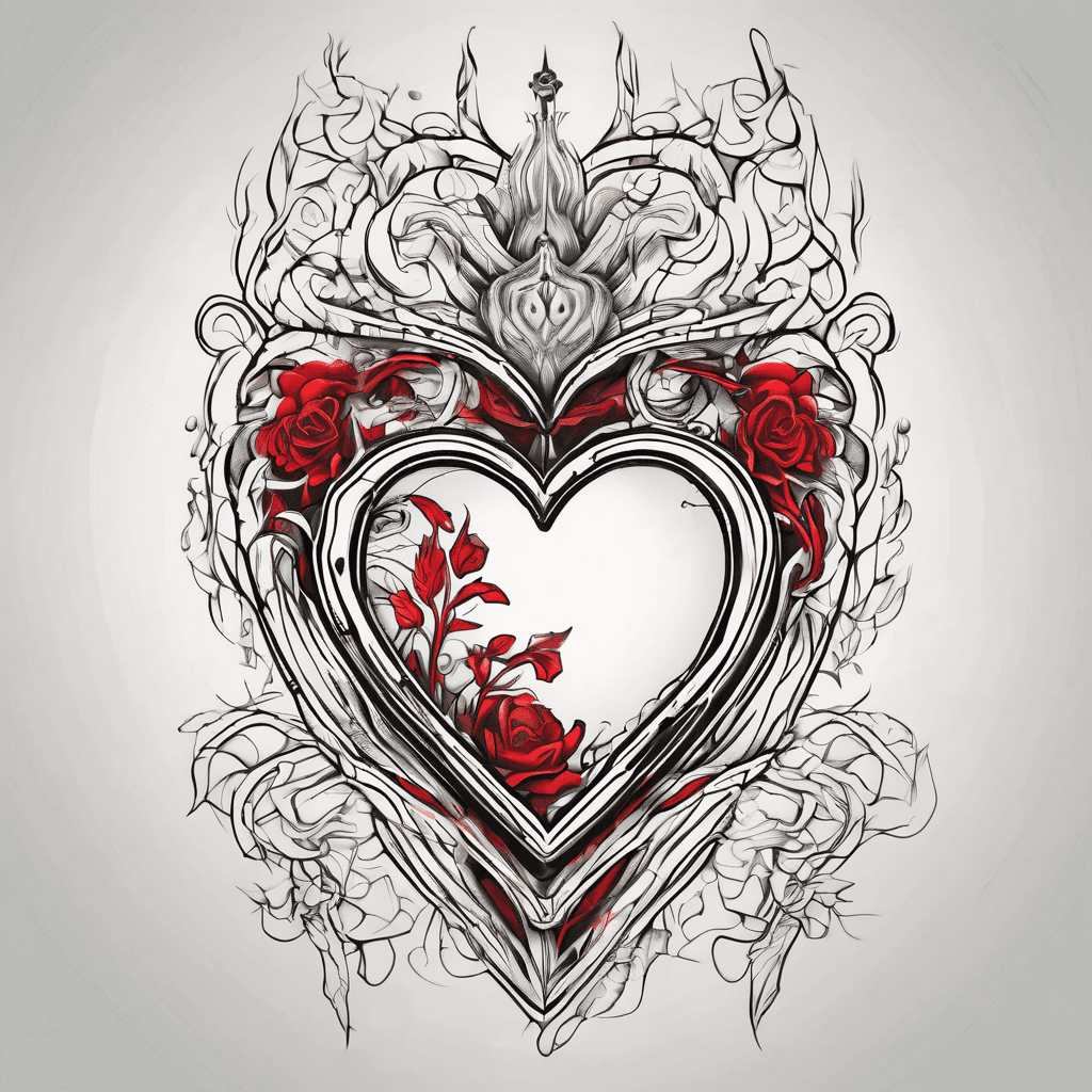 Beauti name with red heart