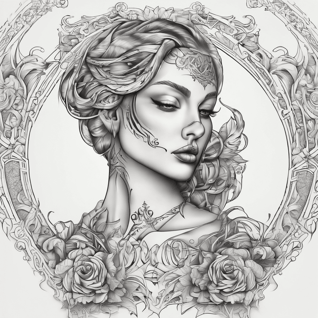 A beautiful tattoo design featuring the name "Vainavi" in elegant lettering
