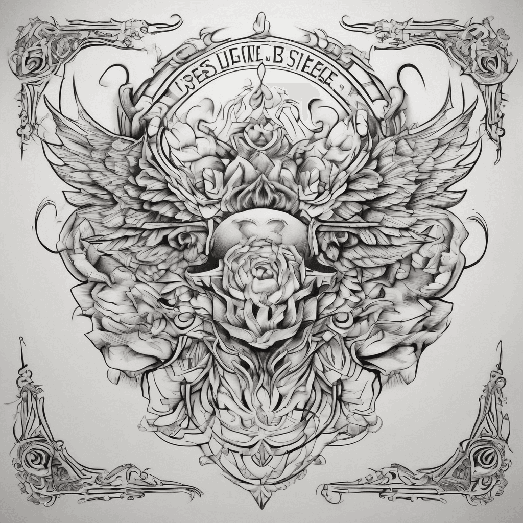 A beautiful tattoo design featuring the name "Jesse" in elegant lettering