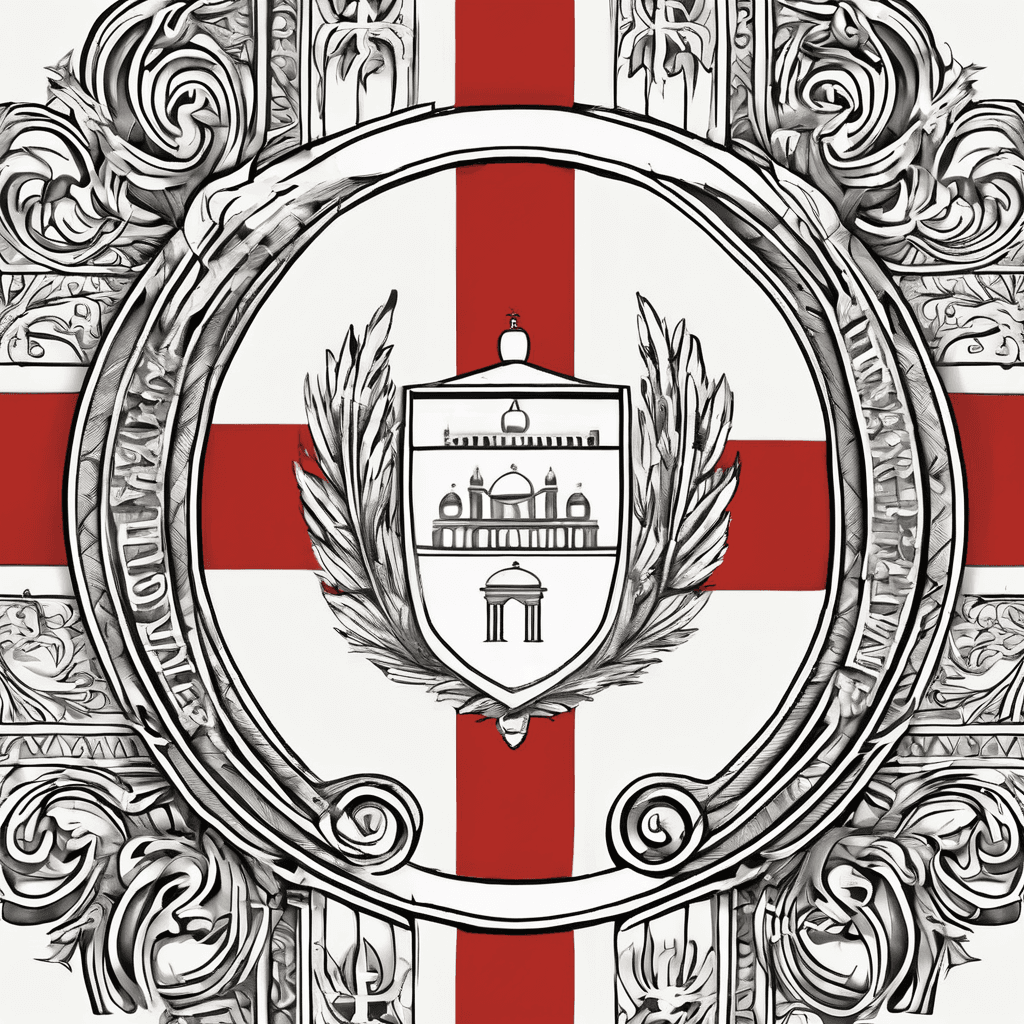 Sicilian flag featuring the name "Ferrara" in elegant letters