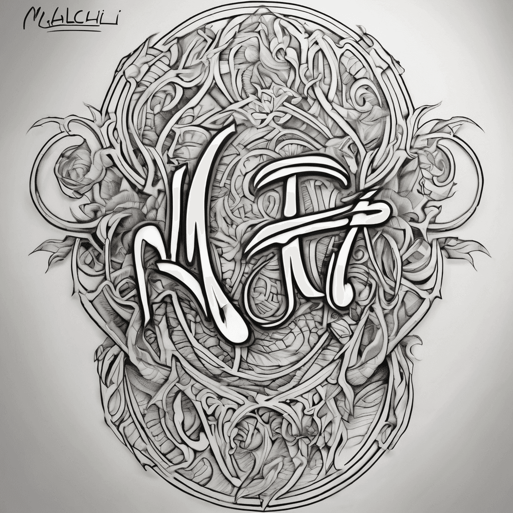 The name "Malachi" in cursive with "08•02•26" underneath it starting in the middle of the name and finishing at the end of the name