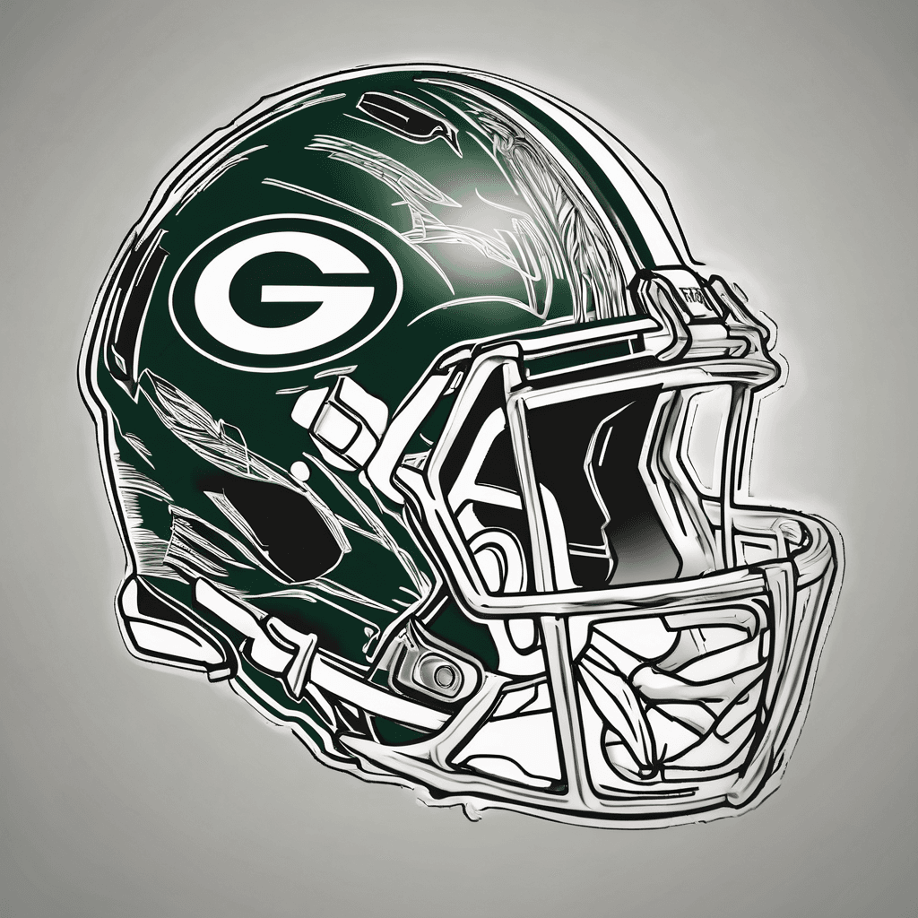 Green Bay packers logo with the name
Of my kids in it.
Anna, Emile, Victor