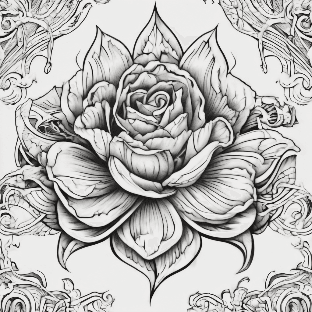 A beautiful tattoo design featuring the name "Tanya" in elegant lettering