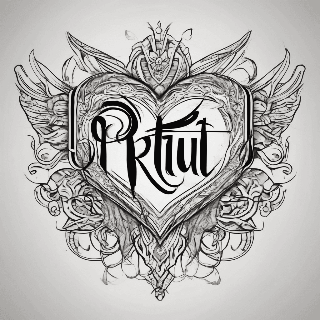 Ritu
Name Tattoo with heart