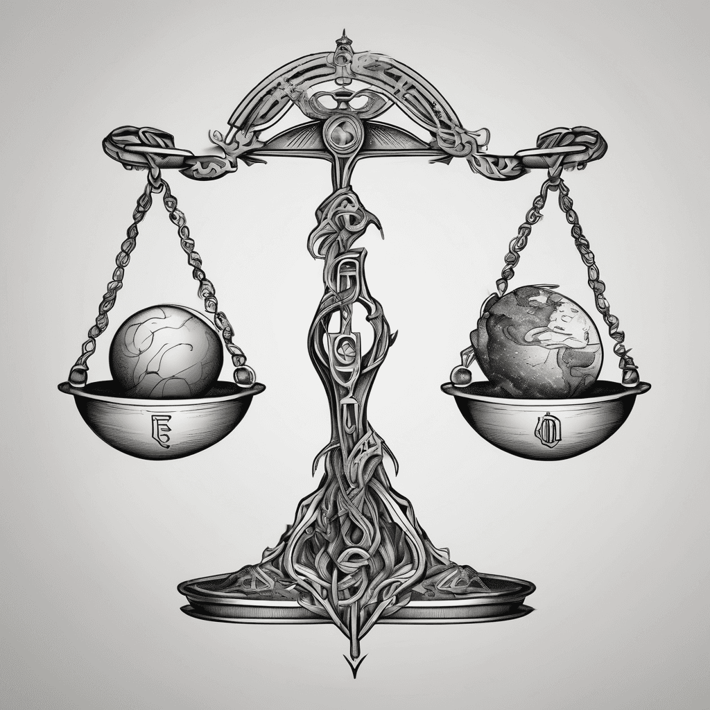 Libra and cancer zodiacs blended together