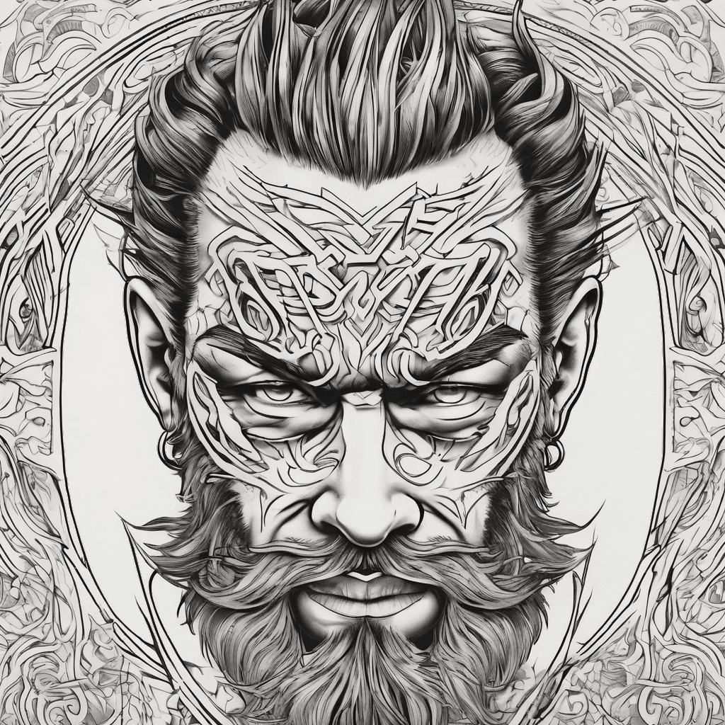 A beautiful tattoo design featuring the name "Auron" in elegant lettering