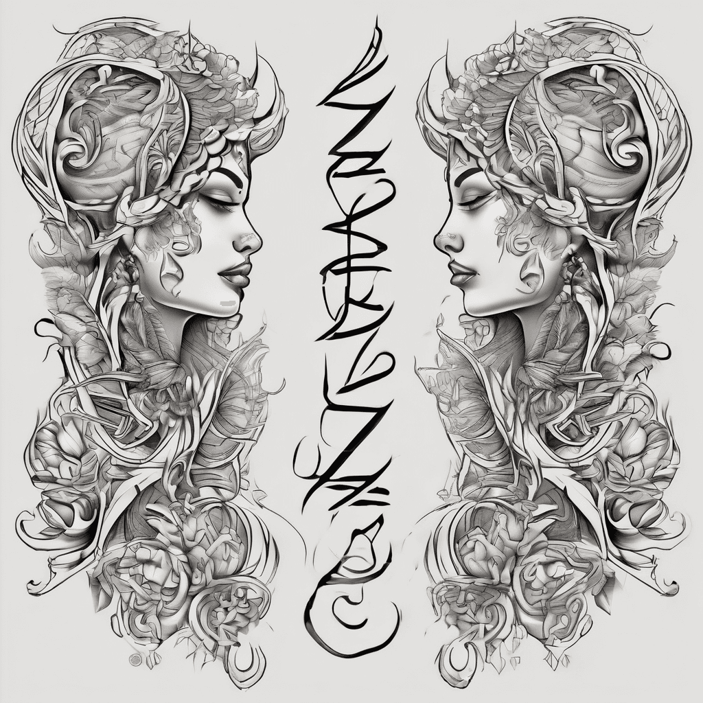 A beautiful tattoo design featuring the name "Eshani" in elegant lettering
