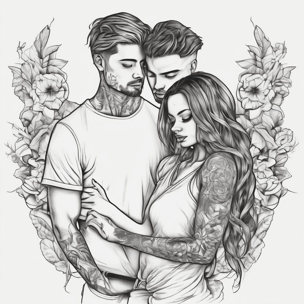 Couple.tattoo that match up when holding hands