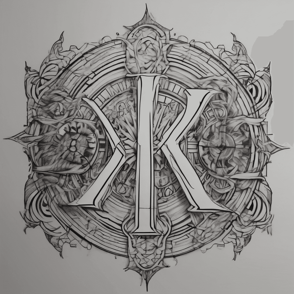 Tattoo stencil design, custom roman numerals XXI VII MMX blended with a delicate cursive script name destined , fine line art, black ink, no background”