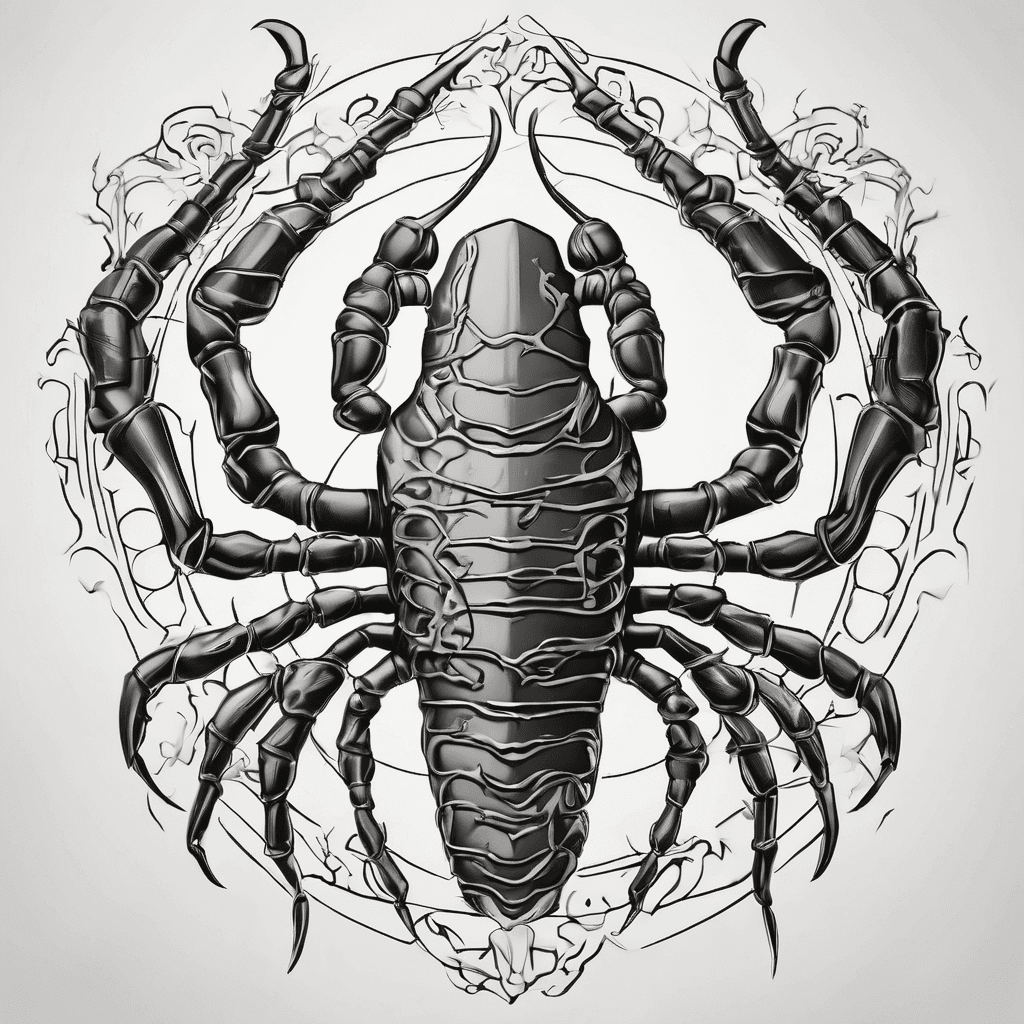 skorpion als rahmen für liebe, leben, geburt und tod