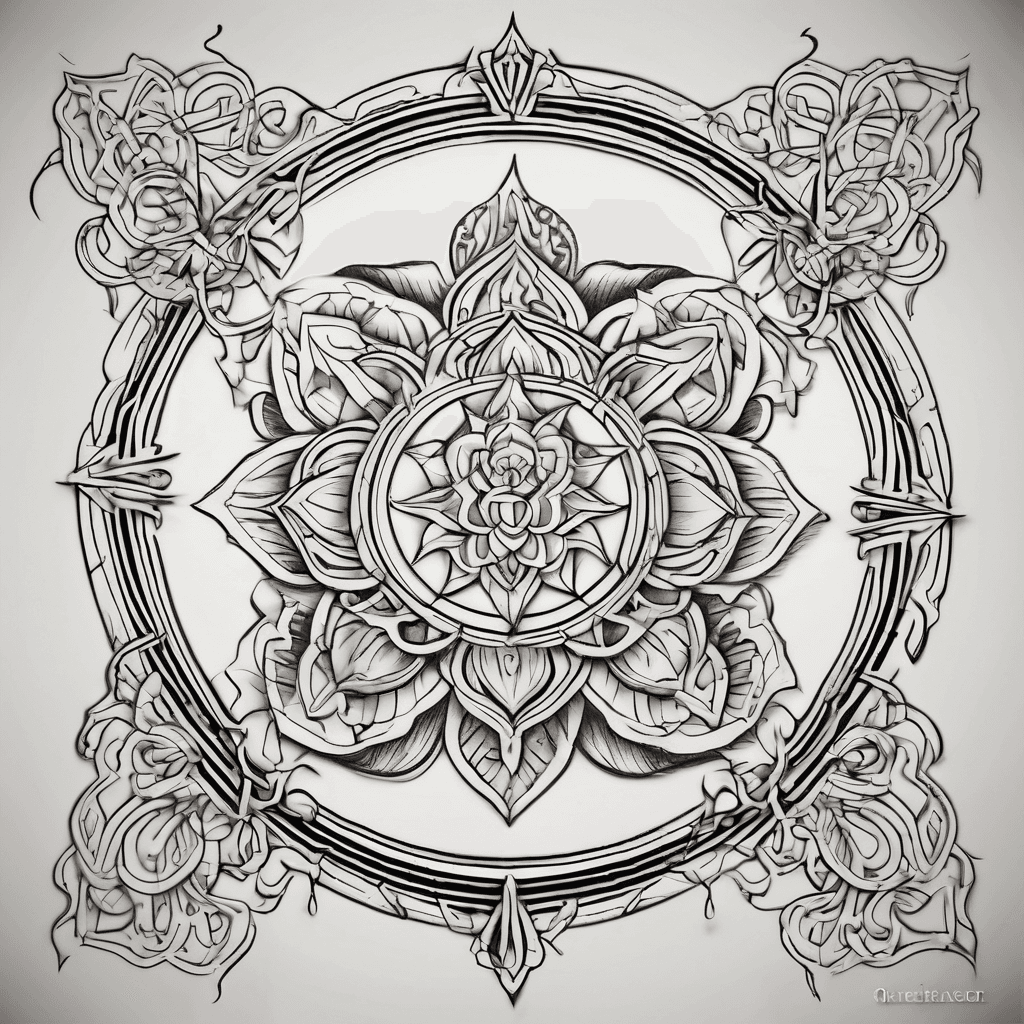 A beautiful tattoo design featuring the name "Kartavya" in elegant lettering
