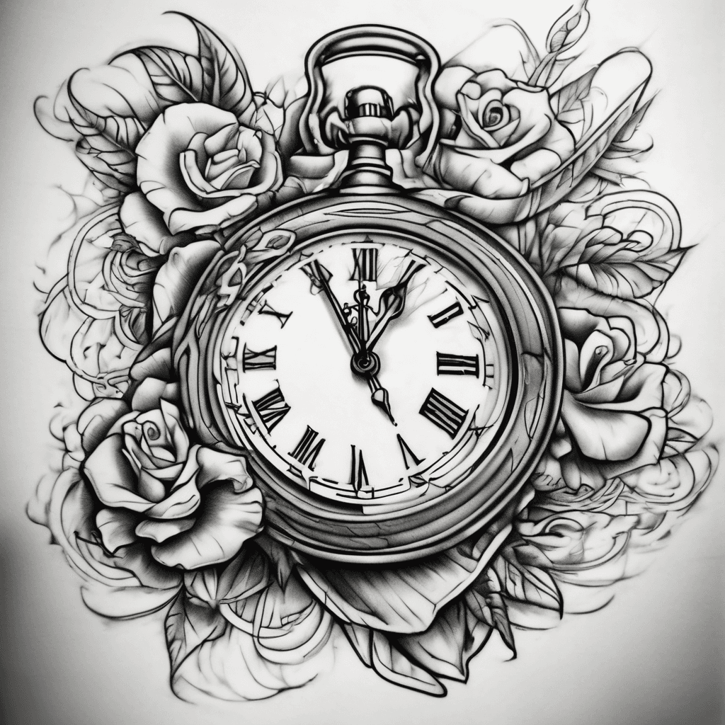 Time is limited die with memories not dreams lettering in cursive spit into two diffeent tattoos for backnof both legs